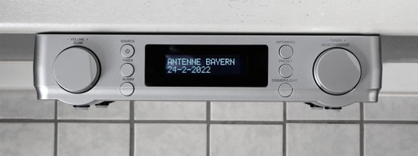 Soundmaster UR2022SI ραδιόφωνο κουζίνας με DAB+/FM-RDS και φωτισμό LED