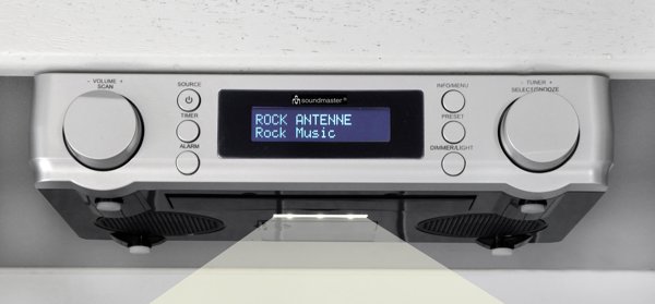 Soundmaster UR2022SI ραδιόφωνο κουζίνας με DAB+/FM-RDS και φωτισμό LED