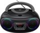 Denver TCL-212BT Φορητό CD Player & Bluetooth Boombox με Ραδιόφωνο FM, Φωτισμό LED, Γκρι