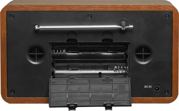 Denver DAB-18 Ψηφιακό Ραδιόφωνο DAB+/FM, Bluetooth, Ξύλινο, 2x2W