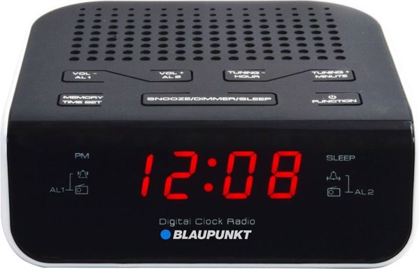 Radiobudzik Blaupunkt CR5WH czarny [outlet]
