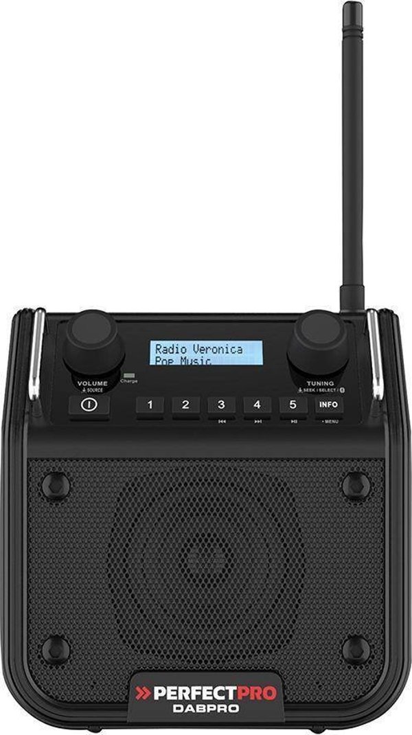 NoName Ραδιόφωνο Εργοταξίου DABPRO DAB+ & FM με Bluetooth, Aux & Ηχείο 3" 4W, Λειτουργία με Ρεύμα & Μπαταρίες