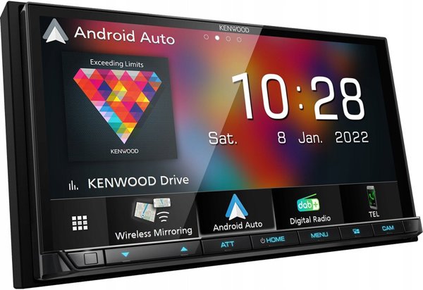 Kenwood Αυτοραδιόφωνο 2-DIN με Οθόνη, Πλοήγηση GPS και DAB+