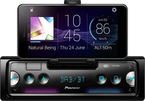Pioneer SPH-20DAB Ραδιόφωνο Αυτοκινήτου Bluetooth 1 DIN, 200W, Μαύρο