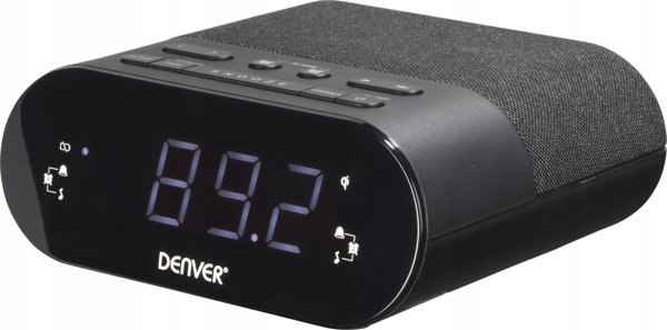 Denver CRQ-107 Ραδιόφωνο Ξυπνητήρι με Ψηφιακή Οθόνη και Λειτουργία Alarm