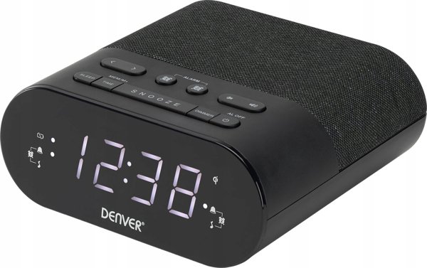 Denver CRQ-107 Ραδιόφωνο Ξυπνητήρι με Ψηφιακή Οθόνη και Λειτουργία Alarm