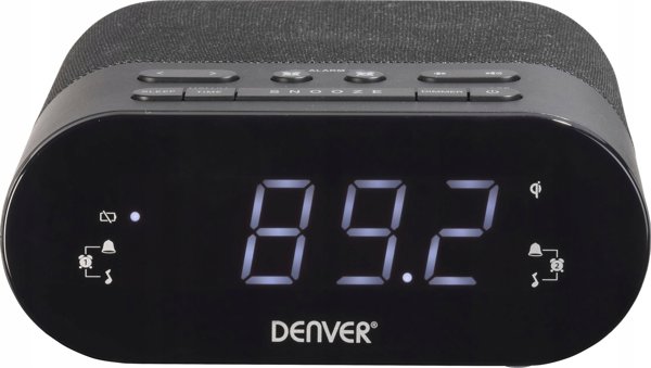 Denver CRQ-107 Ραδιόφωνο Ξυπνητήρι με Ψηφιακή Οθόνη και Λειτουργία Alarm
