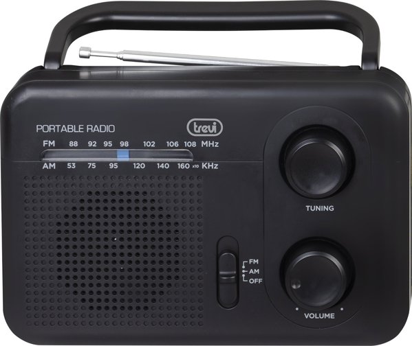 Trevi RA7F6400 Φορητό Ραδιόφωνο AM/FM, Μαύρο