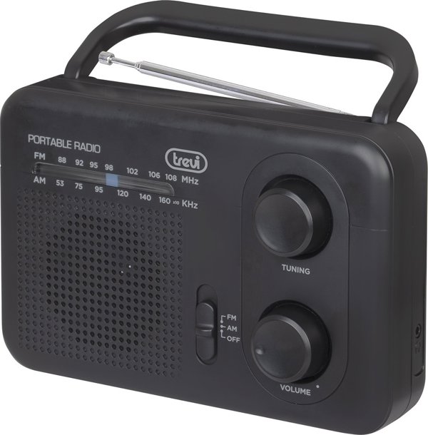 Trevi RA7F6400 Φορητό Ραδιόφωνο AM/FM, Μαύρο