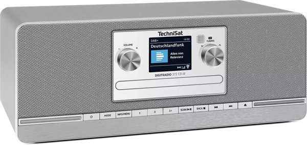 Radioodtwarzacz TechniSat Technisat DigatRadio 372 CD IR srebrny