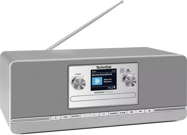 Radioodtwarzacz TechniSat Technisat DigatRadio 372 CD IR srebrny