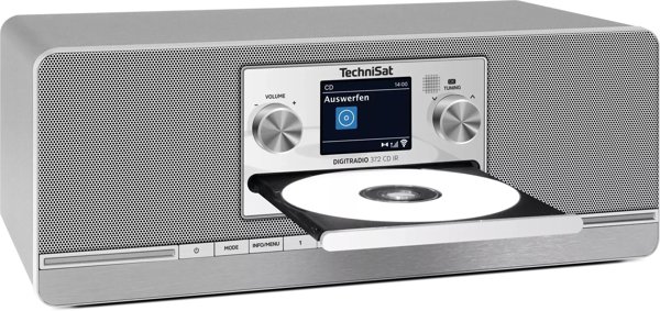 Radioodtwarzacz TechniSat Technisat DigatRadio 372 CD IR srebrny