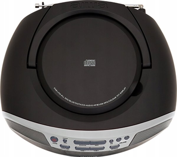 Aiwa Boombox BBTU-500DAB/SL Φορητό Ραδιόφωνο CD Player με Bluetooth & DAB+ Ασημί