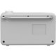 Radio JVC Kenwood CR-M25DAB Portable DAB Plus Radio – Automatic Safety Alert – White and Silver