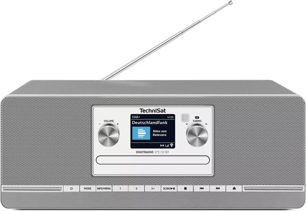 Radioodtwarzacz TechniSat Technsat DigitRadio 372 CD BT srebrny