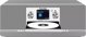 Radioodtwarzacz TechniSat Technsat DigitRadio 372 CD BT srebrny
