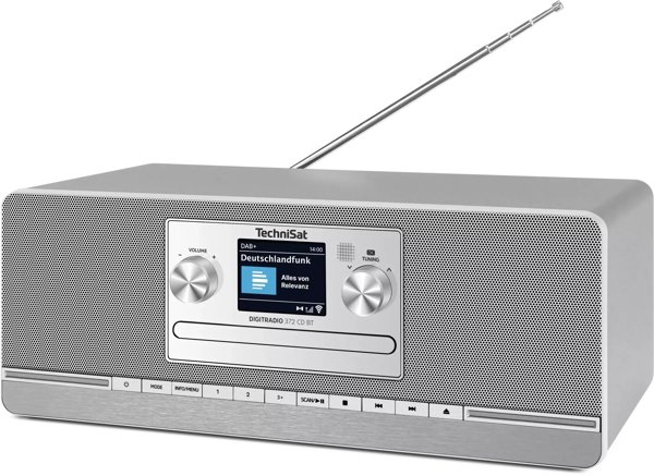 Radioodtwarzacz TechniSat Technsat DigitRadio 372 CD BT srebrny