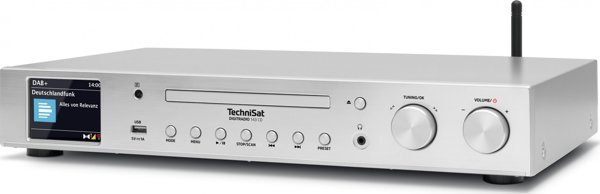 TechniSat DigitRadio 143 CD (V3) Ραδιοφωνικό Σύστημα Internet/DAB+/FM, 3.2" TFT Οθόνη, Ασημί