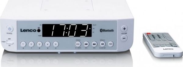 Lenco KCR-100 Ραδιόφωνο Κουζίνας FM με LED Οθόνη 0.9"