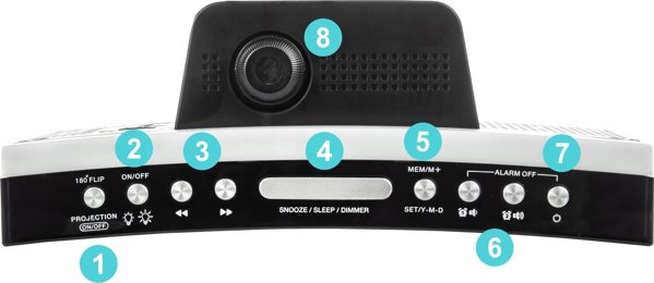 Radiobudzik First Radio budzik FIRST 2420-4