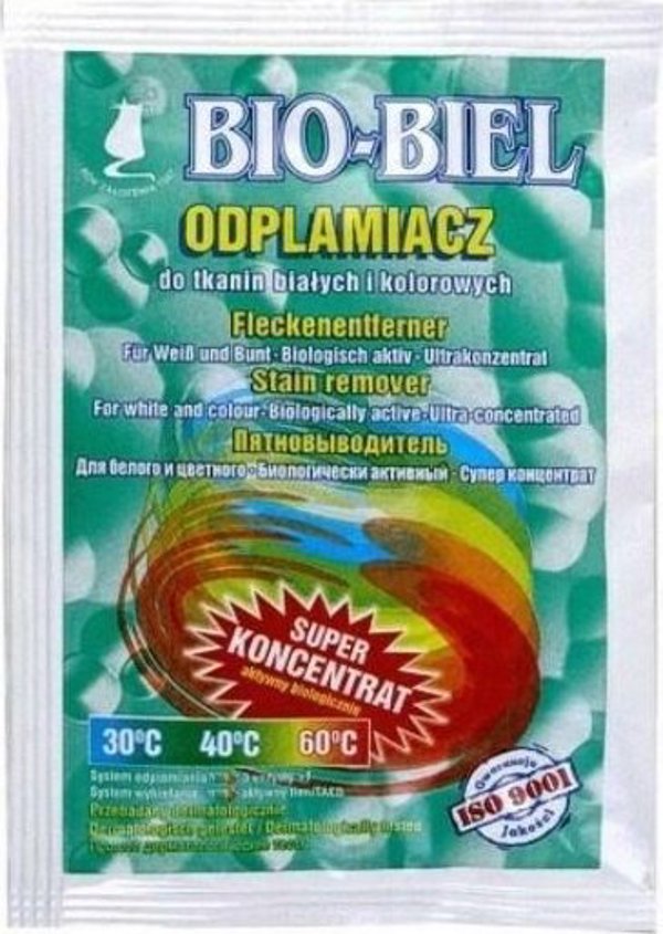Radziemska Bio-Biel Odplamiacz do tkanin bialych i kolorowych 35g