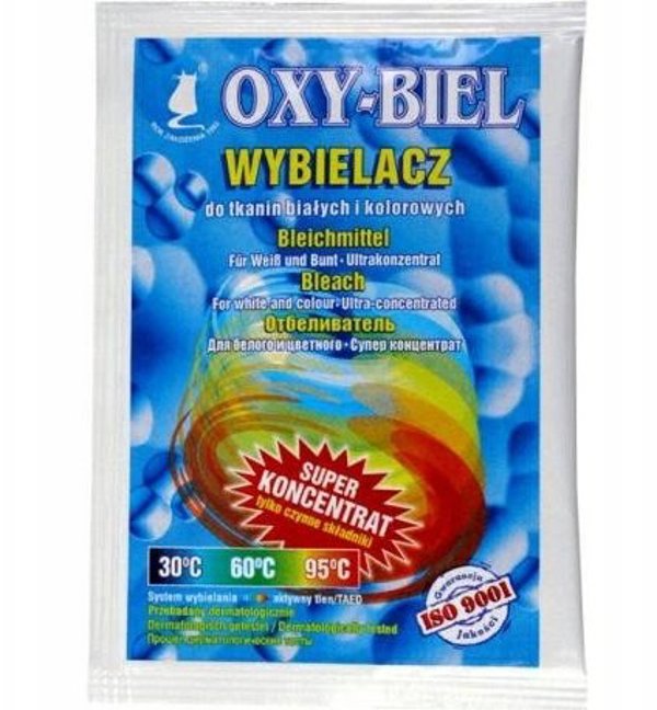 Radziemska Oxy-Biel, Λευκαντικό για λευκά και χρωματιστά υφάσματα, 35g