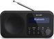 Sharp DR-P420 Φορητό Ψηφιακό Ραδιόφωνο DAB/DAB+/FM, 2W RMS, Μαύρο