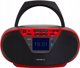 Aiwa BBTU-500DAB/RD Φορητό Ραδιοκασετόφωνο Boombox με Bluetooth, DAB+ και USB, Κόκκινο
