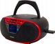 Aiwa BBTU-500DAB/RD Φορητό Ραδιοκασετόφωνο Boombox με Bluetooth, DAB+ και USB, Κόκκινο