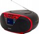 Aiwa BBTU-500DAB/RD Φορητό Ραδιοκασετόφωνο Boombox με Bluetooth, DAB+ και USB, Κόκκινο