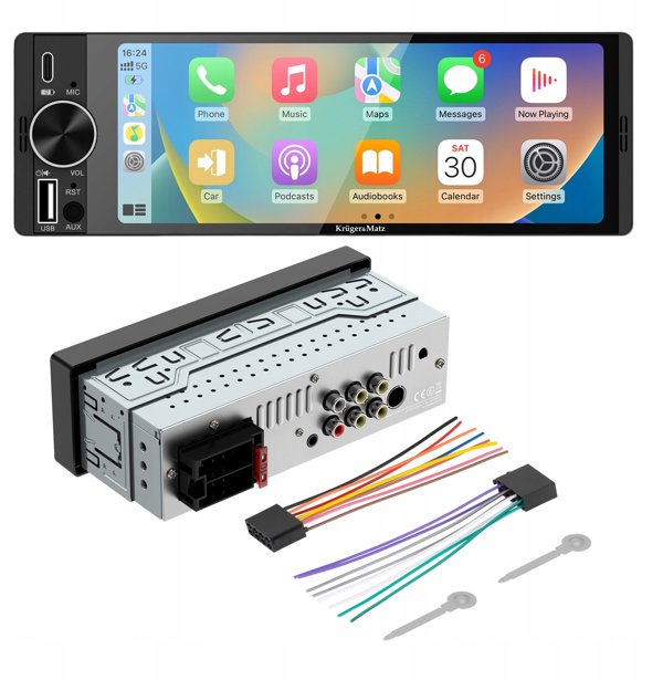 Radio samochodowe Kruger&amp|Matz KM2016 CarPlay/AndroidAuto