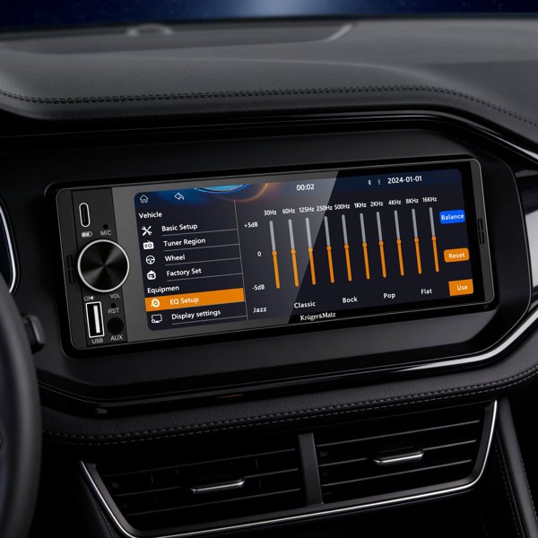 Radio samochodowe Kruger&amp|Matz KM2016 CarPlay/AndroidAuto