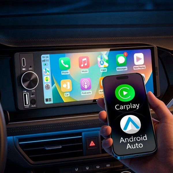 Radio samochodowe Kruger&amp|Matz KM2016 CarPlay/AndroidAuto