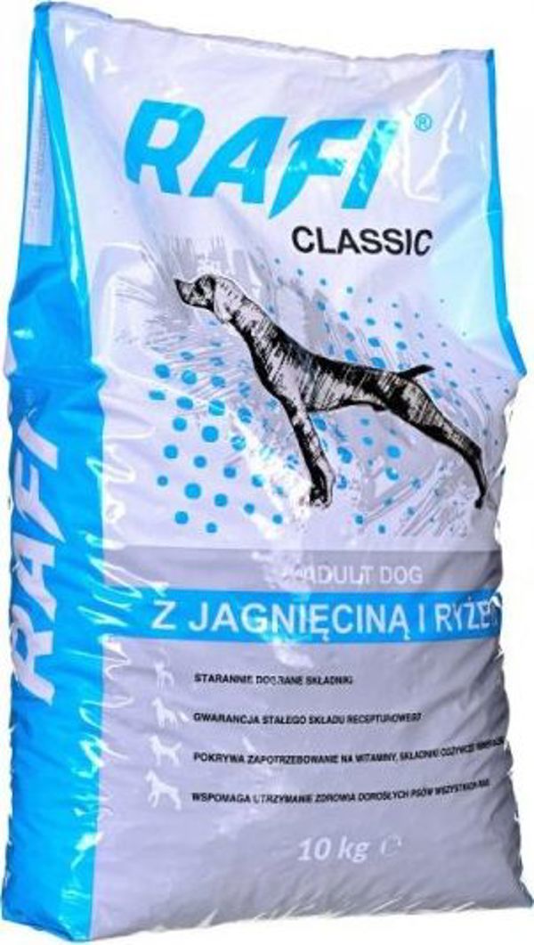 Rafi RAFI CLASSIC Ξηρή Τροφή για Σκύλους με Αρνί και Ρύζι 10 Kg