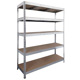 ΡΑΦΙΕΡΑ ΜΕΤΑΛΛΙΚΗ 100x50x200 ΓΑΛΒ. 300kg 5 ΡΑΦΙΑ MDF