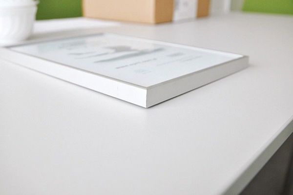 Q-Connect Κορνίζα Αλουμινίου, 700x1000mm, Ασημί, Ανθεκτικός Σκελετός με Διαφανή Φακό Προστασίας
