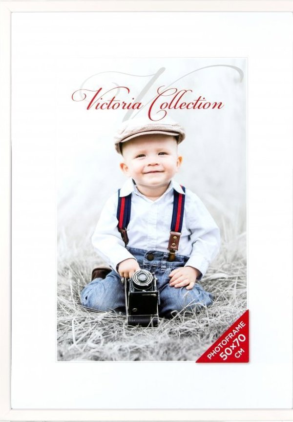 Κορνίζα Victoria Collection Photo frame Natura 50x70, λευκό (VI2539)