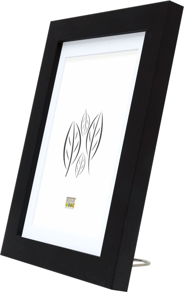 Κορνίζα Deknudt S66KF2 Ξύλινη Μαύρη με Passepartout 30x45cm