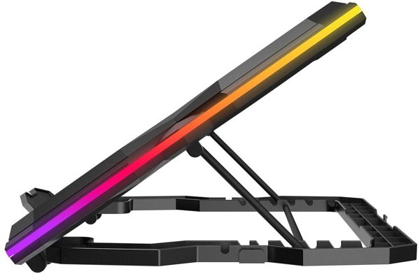 Rampage X-RANGER AD-RC14 Ρυθμιζόμενη Βάση Ψύξης Laptop 9-17" με Φωτισμό RGB