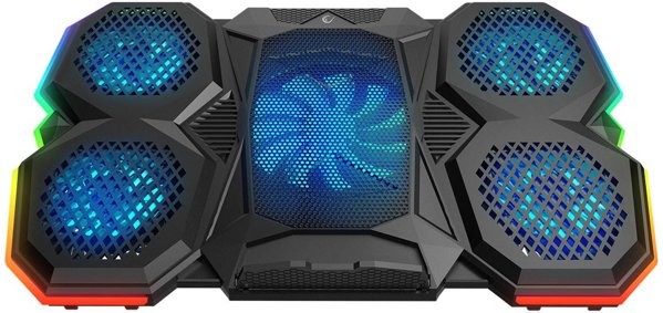 Rampage X-RANGER AD-RC14 Ρυθμιζόμενη Βάση Ψύξης Laptop 9-17" με Φωτισμό RGB