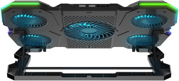 Rampage X-RANGER AD-RC14 Ρυθμιζόμενη Βάση Ψύξης Laptop 9-17" με Φωτισμό RGB