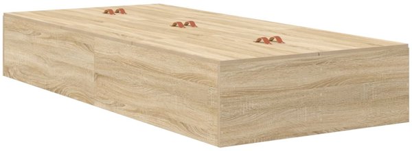 vidaXL Πλαίσιο Κρεβατιού με Αποθηκευτικό Χώρο, Sonoma Oak, 80x200 εκ.