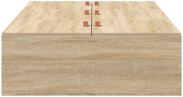 vidaXL Πλαίσιο Κρεβατιού με Αποθηκευτικό Χώρο, Sonoma Oak, 80x200 εκ.