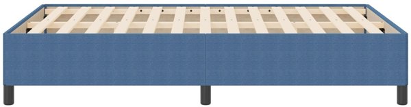 vidaXL Σκελετός Κρεβατιού από Μασίφ Ξύλο, Μπλε, 140x200x35 εκ.
