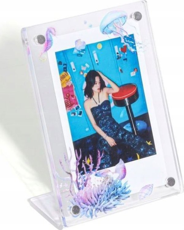 LoveInstant Κορνίζα Επιτραπέζια για Φωτογραφίες Fujifilm Instax Mini & Zink 2x3'' - Υποβρύχιος Κόσμος