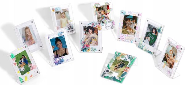 LoveInstant Κορνίζα Επιτραπέζια για Φωτογραφίες Fujifilm Instax Mini & Zink 2x3'' - Υποβρύχιος Κόσμος