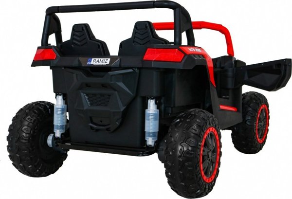 Ramiz Buggy na akumulator ATV 4x200W 24V Racing 4x4 Czerwony