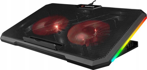 Rampage AD-RC12 GameZone Βάση ψύξης για φορητό υπολογιστή 5-17" RGB ρυθμιζόμενη
