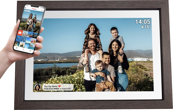 Ramka cyfrowa Denver PFF-1040DW dark brown ,16GB, 1280x800 (119101040760)