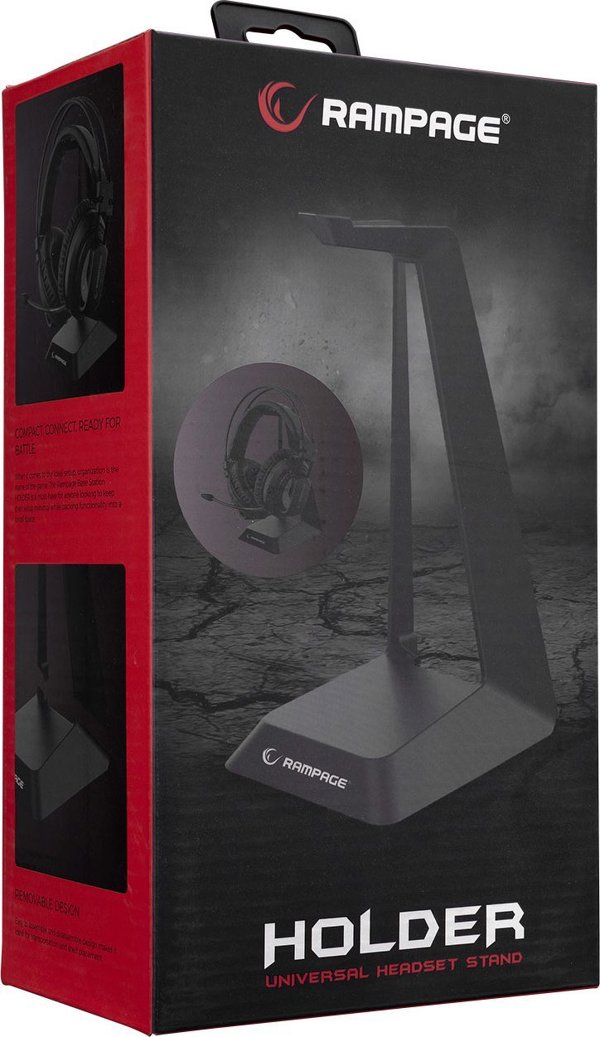 Rampage Βάση Ακουστικών, Gaming Headset Stand, Μαύρο